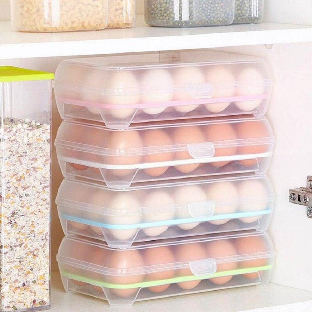 Hộp bảo quản trứng gia đình Hộp đựng trứng Hộp đựng thức ăn di động Hộp đựng trứng Giá đỡ tủ lạnh Tủ lạnh Trứng nhựa Tổ