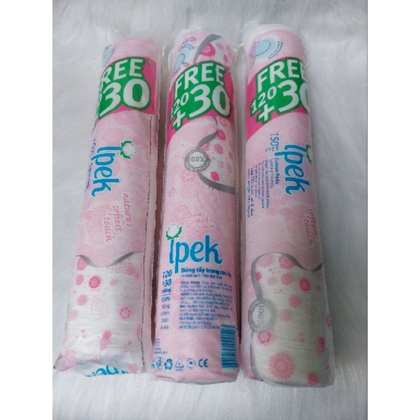 Bông tẩy trang Ipek Cotton Pads Thổ Nhĩ Kỳ 150 miếng chính hãng