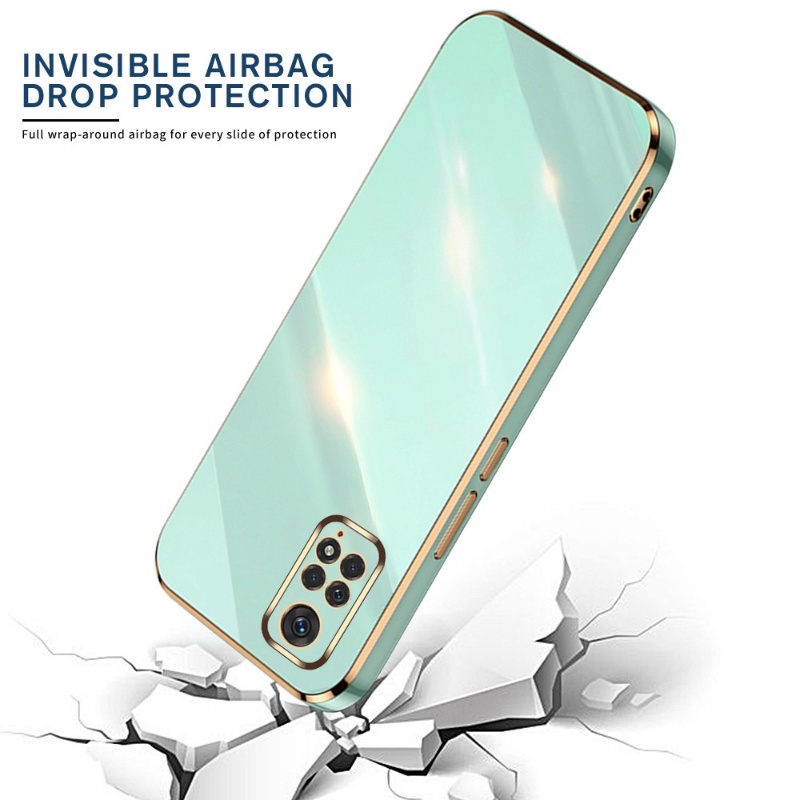 Ốp Điện Thoại Cao Su Mềm Mạ 6D Cho Redmi Note 12 Pro Note 11 Pro Note11S Note 10S Redmi 10C 10A 9T 9A 9C Note 10 Pro