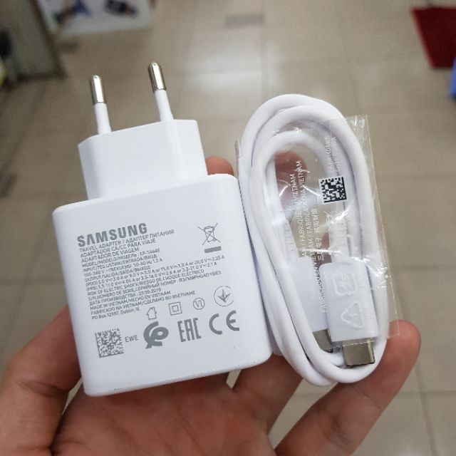 Bộ sạc siêu nhanh 45W Samsung chính hãng cho Note 10+, S20+, S20 Ultra