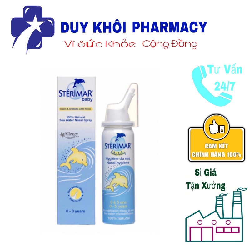 Xịt Mũi Muối Biển Sterimar 50ml