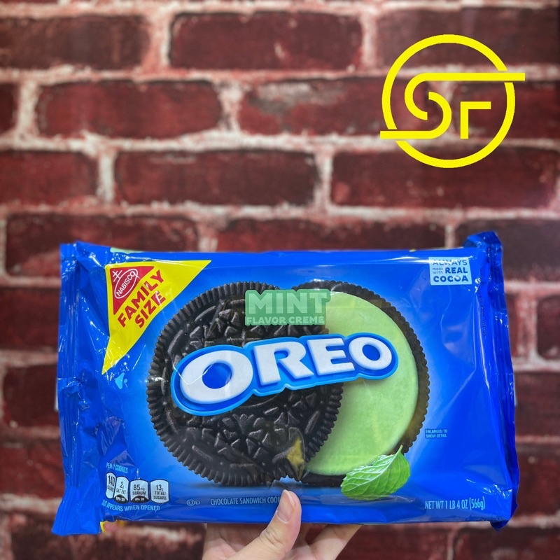 Oreo bạc hà Mỹ 33 bánh 566gram