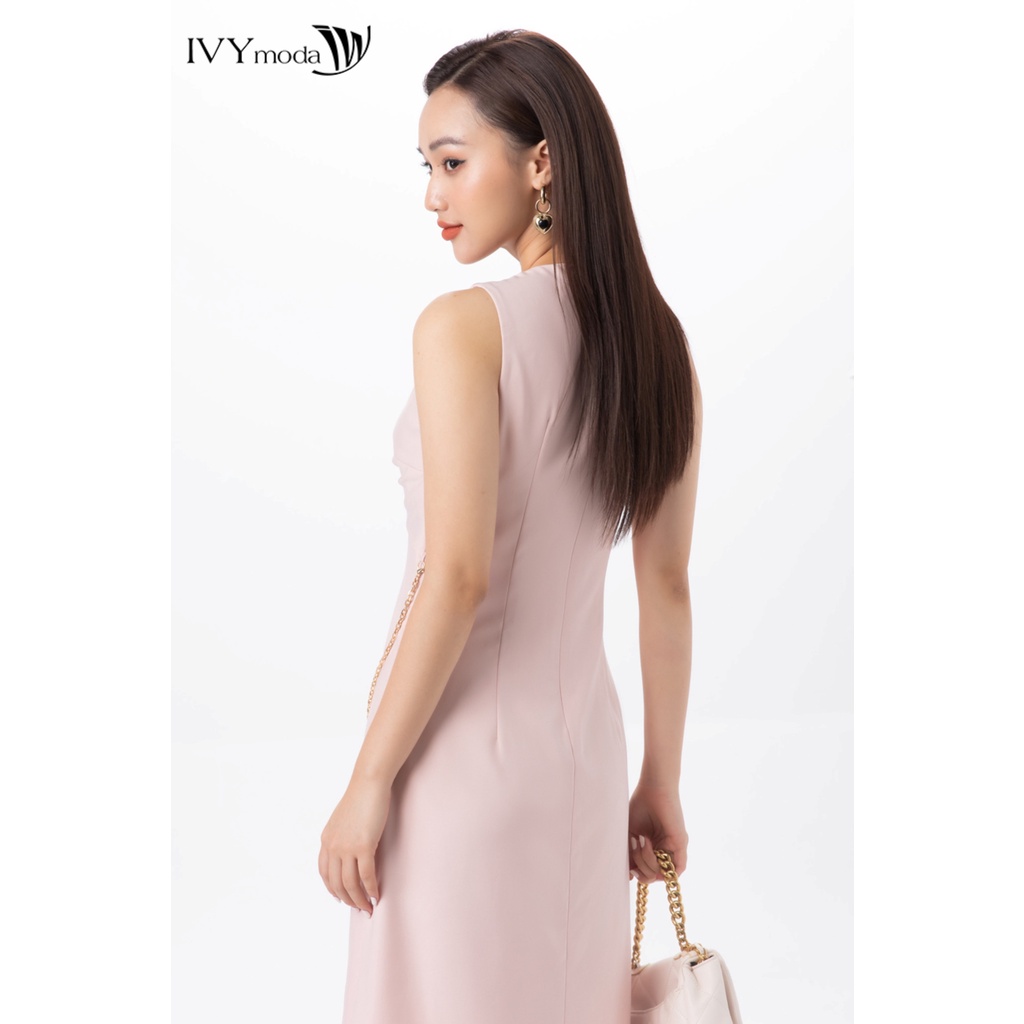 Đầm chữ A phối dây kim loại IVY moda MS 41B9179