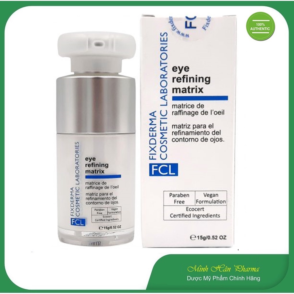 Gel giảm nếp nhăn, thâm quầng mắt, bọng mắt​​, vết chân chim -Fixderma FCL