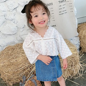 Quần short denim giả váy Hàn Quốc cho bé gái