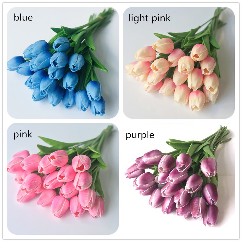 Cành hoa tulip giả dùng trang trí nhà cửa TM250