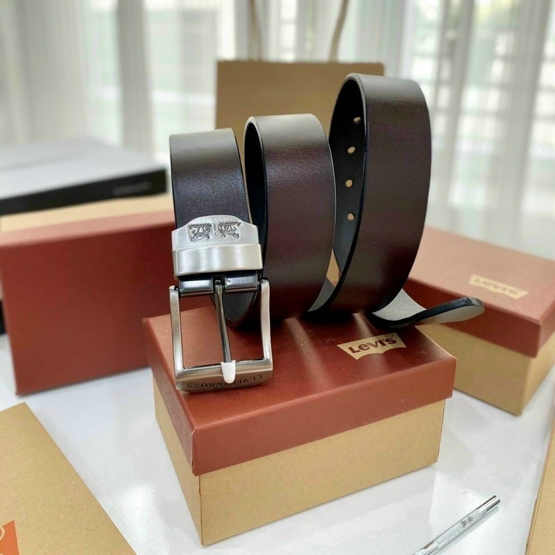 Thắt lưng Levjs nâu Nam sang chảnh