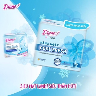 [MẪU MỚI] Combo 6 gói BVS hàng ngày Diana Cool Fresh