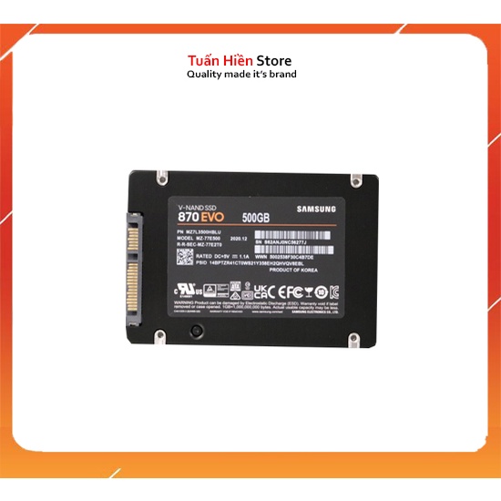Ổ cứng SSD 500GB 870 Evo Samsung 2.5-Inch SATA III