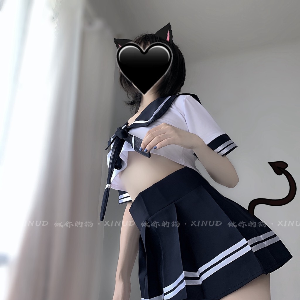 Đồ ngủ cosplay sexy nữ sinh gợi cảm Nhật Bảm kèm quần lọt khe quyến rũ 54 | BigBuy360 - bigbuy360.vn