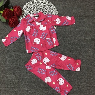 Pizama dài tay bé gái