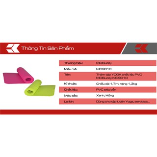 Thảm YOGA MDBuddy MD9010