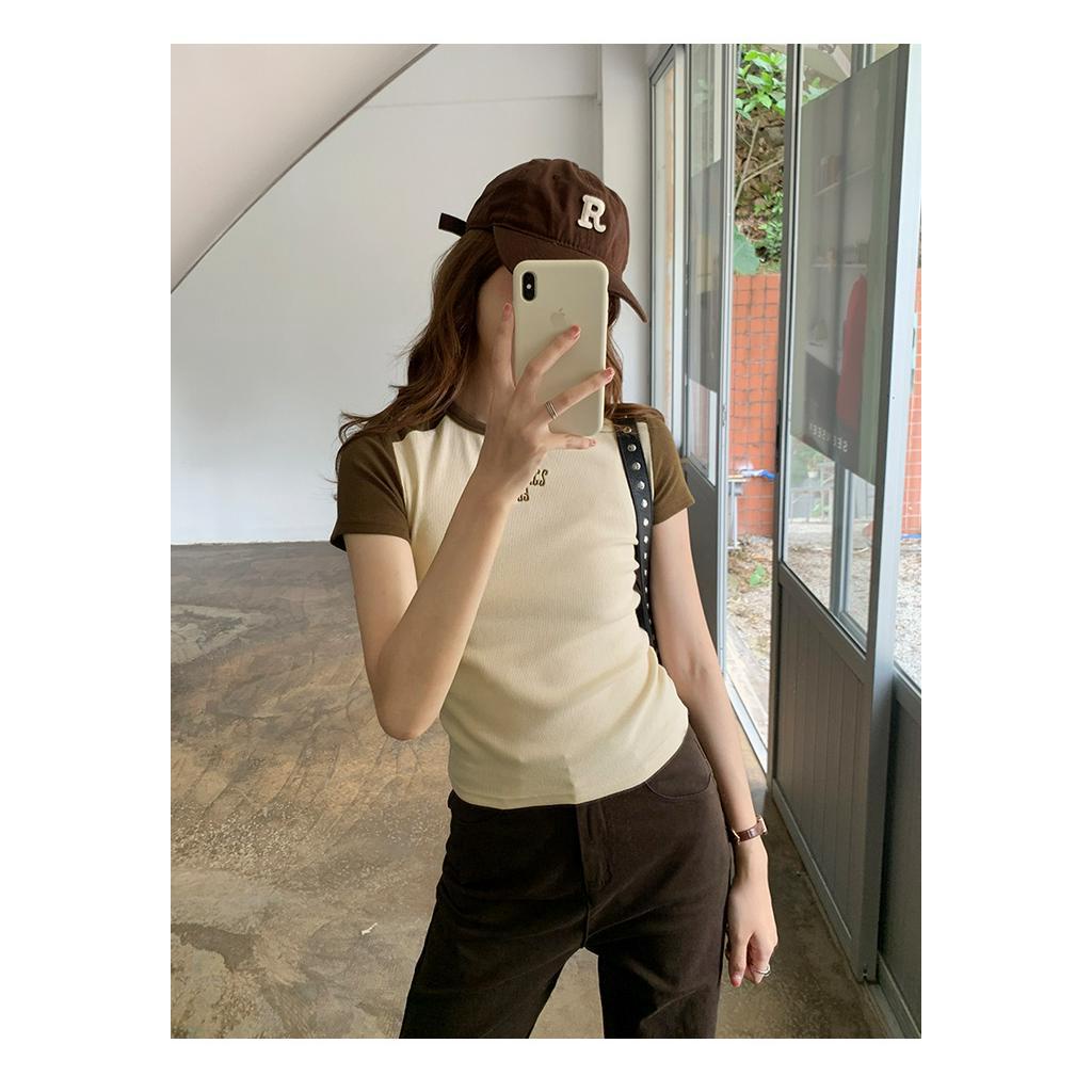 Áo Thun Rớt Vai Tay Ngắn Thời Trang Cho Nữ 63740