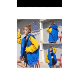 Sẵn xanh m áo khoác dù ulzzang