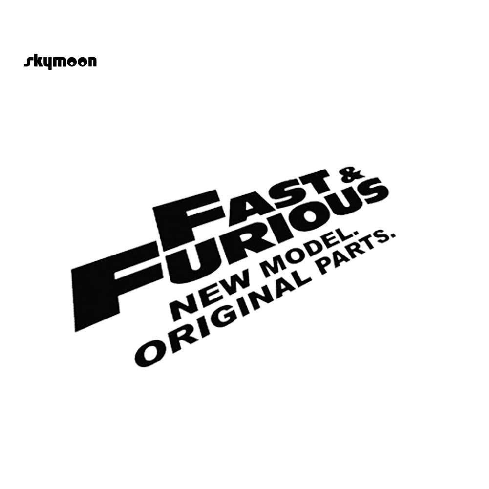 Fast Furious Car-Styling Truck Body Window Decals Reflective Sticker Decor
