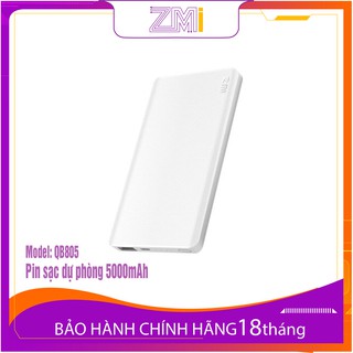 Sạc dự phòng xiaomi zmi qb805 5000mah có sạc nhanh