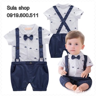 Sale off còn 150k Bộ thun hoàng tử cho bé đi tiệc