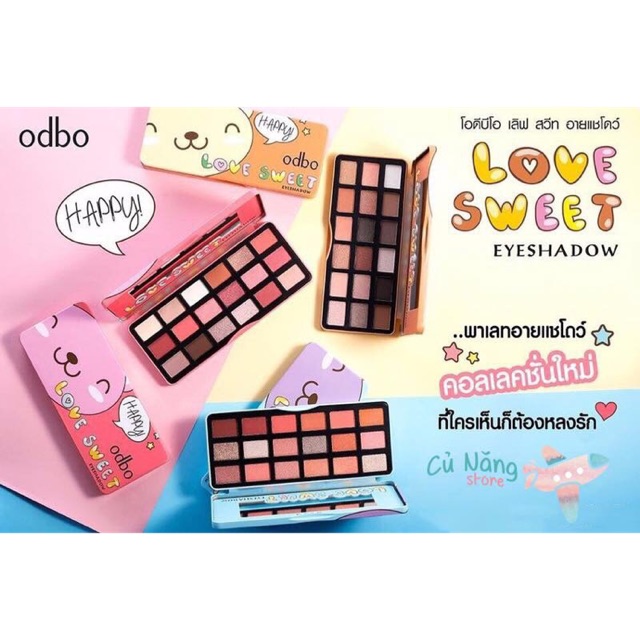 Phấn mắt Odbo Love Sweet Eyeshadow