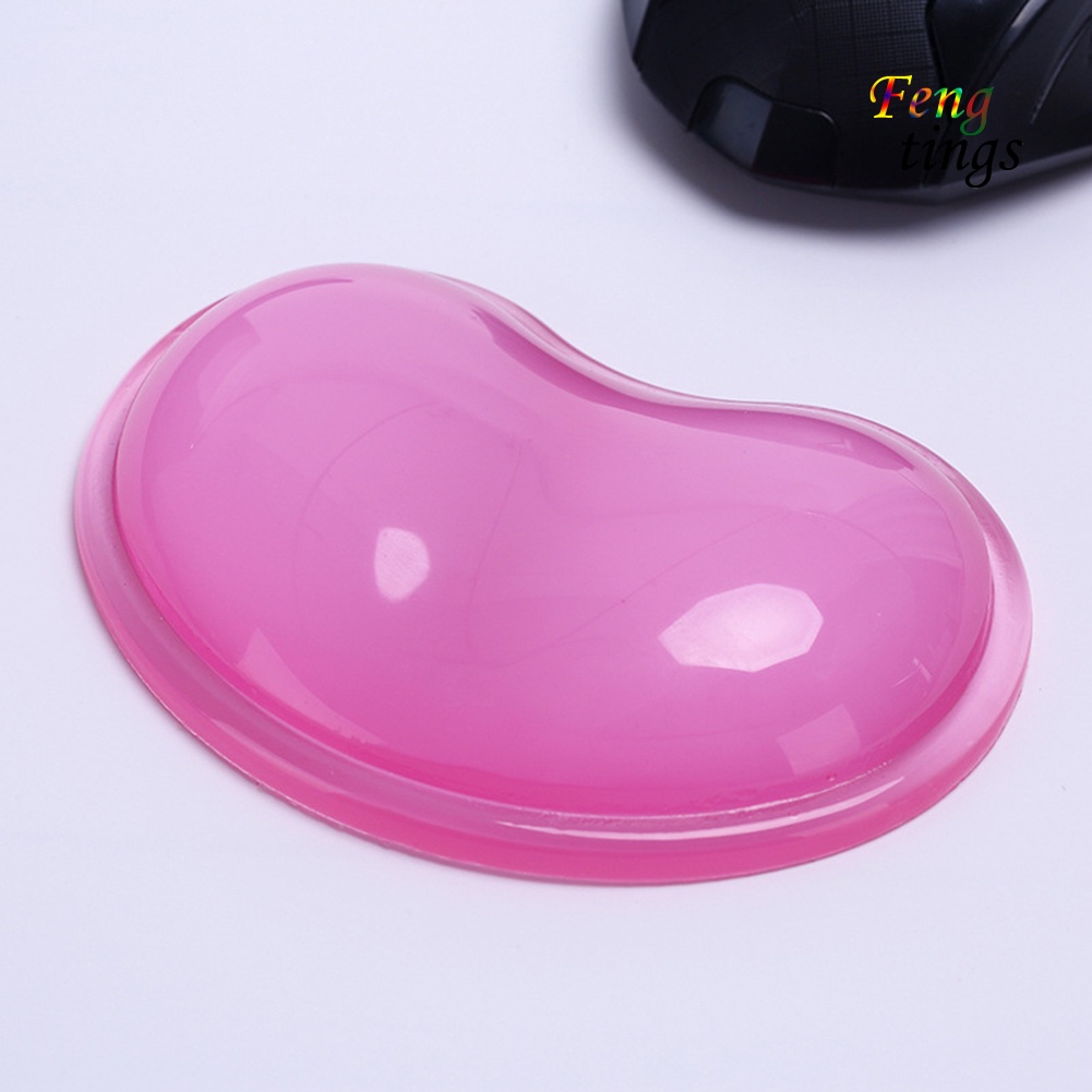 Miếng Lót Chuột Máy Tính Bằng Silica Gel Hình Trái Tim Hỗ Trợ Cổ Tay