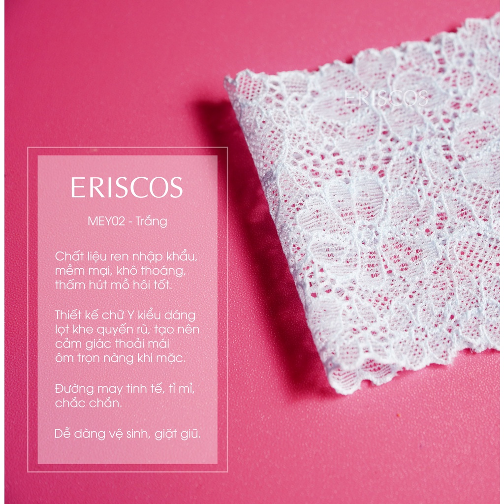 Quần lót ren sexy kiểu chữ Y quần lót nữ gợi cảm, mỏng nhẹ, thoải mái Eriscos MEY001 | BigBuy360 - bigbuy360.vn