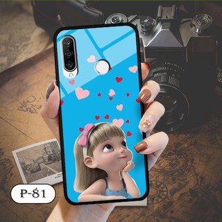 Ốp lưng kính 3D Huawei P30 Lite-cute