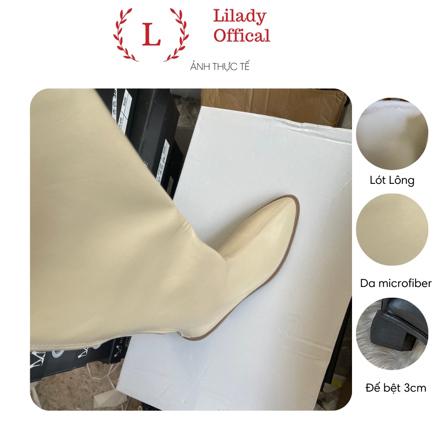 Boot đùi cao cổ đế bệt có séc khoá 3-4 phân cao cổ ulzzang big size | BigBuy360 - bigbuy360.vn