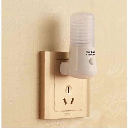 Đèn ngủ bogou cảm biến ánh sáng, mang ánh sáng dịu, tự động bật tắt khi trời tối, tiết kiệm điện năng