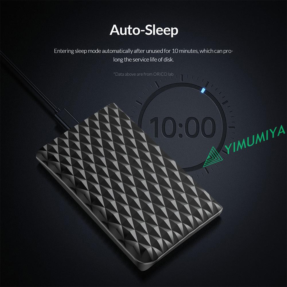 Vỏ Đựng Ổ Cứng Ngoài Yi Orico 2520c3 Type-C Hdd Ssd 4tb 2.5 Inch