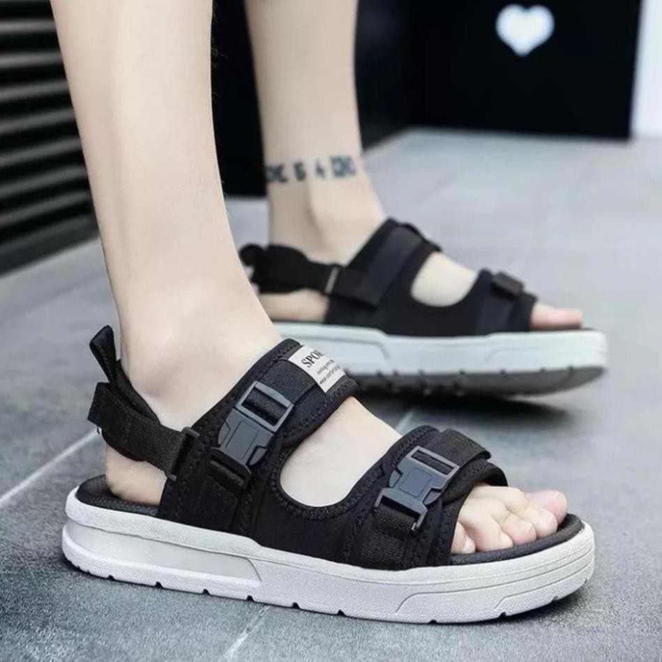 Giày sandal nam nữ Ammy đế cao su 3 màu cao cấp, dép quai hậu đi học mùa hè đi chơi AM03