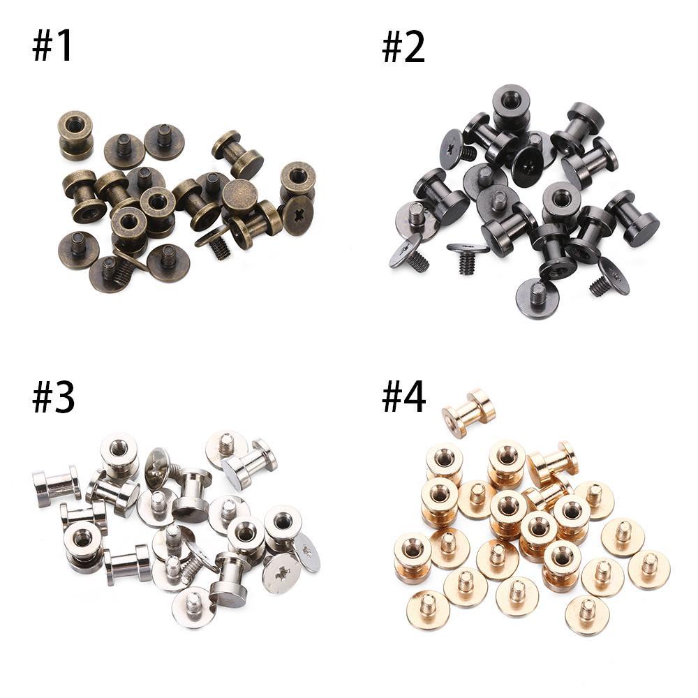 ZAIJIE24 Set 10 (20 Đinh Tán) Giày, Đinh Tán Hai Lớp