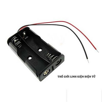 Hộp Đế Pin AAA 2 Pin 1,5V