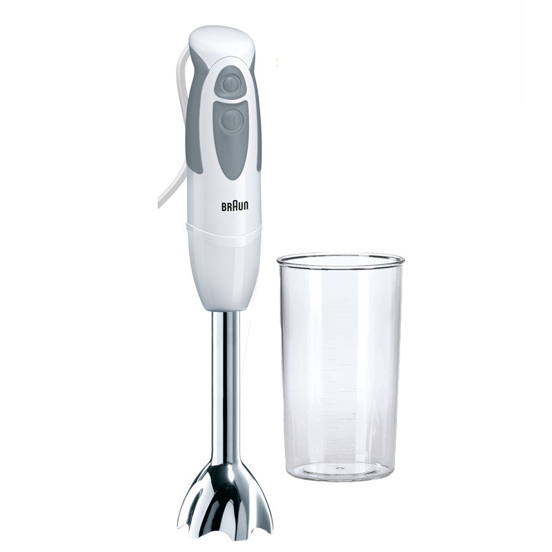 Máy xay cầm tay Braun MQ300 - Trắng, 600ml, 550W, 2 tốc độ, Poland