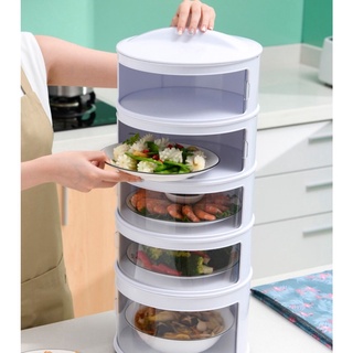 Lồng Bàn 5 Tầng  lồng bàn giữ nhiệt Hộp Đựng Thức Ăn Bảo Quản Thực Phẩm Chống Vi Khuẩn Cho Gia Đình