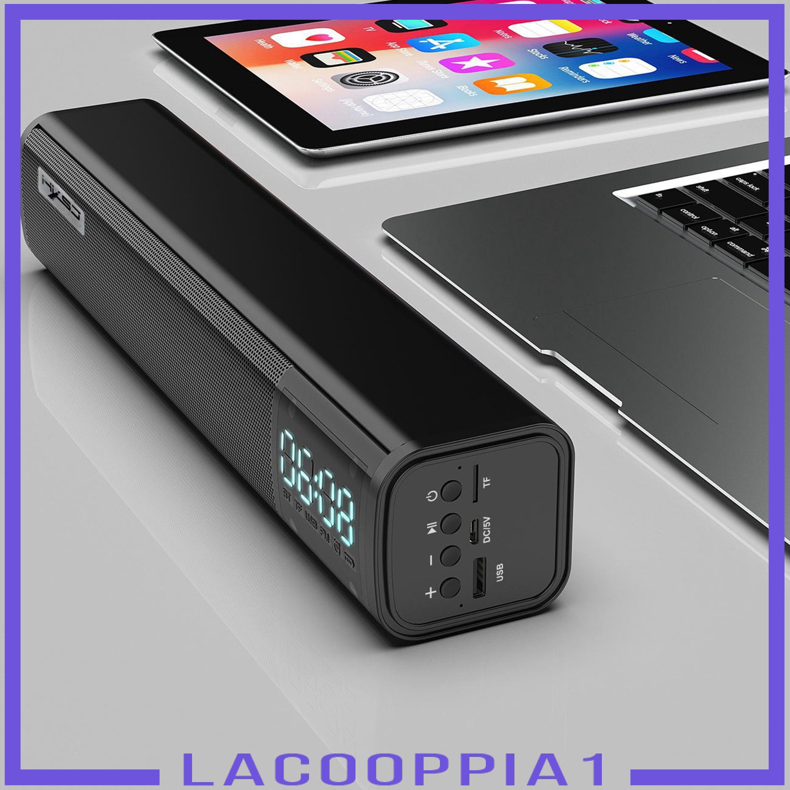 Loa Bluetooth Lapopopia1 Âm Thanh Stereo 3d Hỗ Trợ Tf Usb Aux Fm