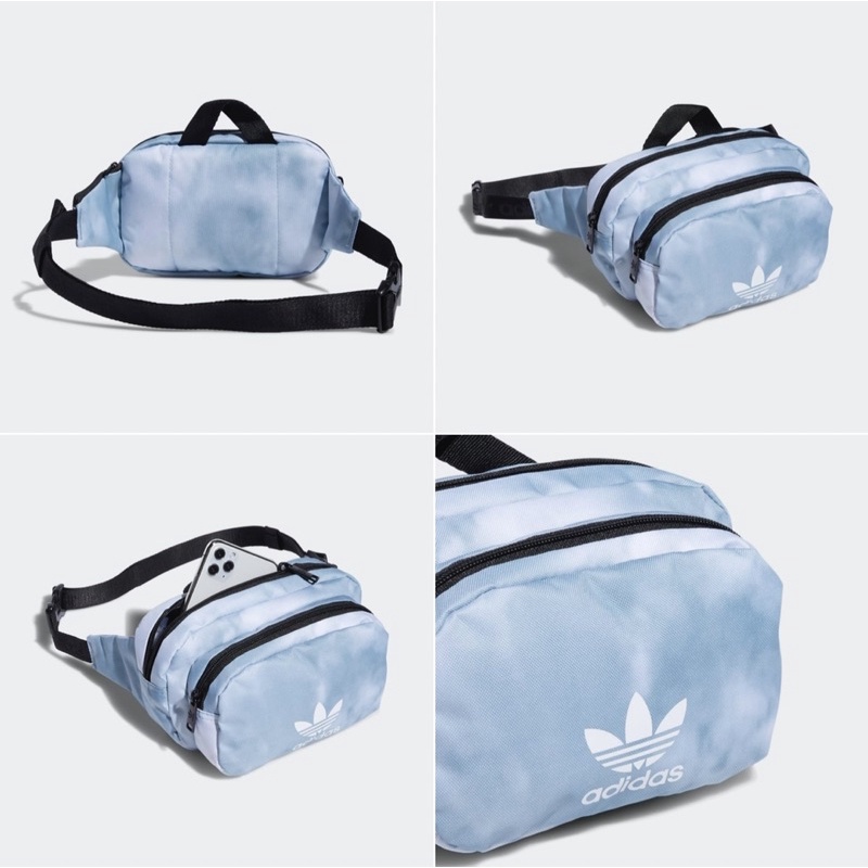 Túi Đeo Hông Adidas Sport Waist Pack Xanh Trắng Phối Loang