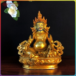 Tượng Hoàng Thần Tài Dzambala Mật Tông [Đại Lạc] - Thủ Công Nepal