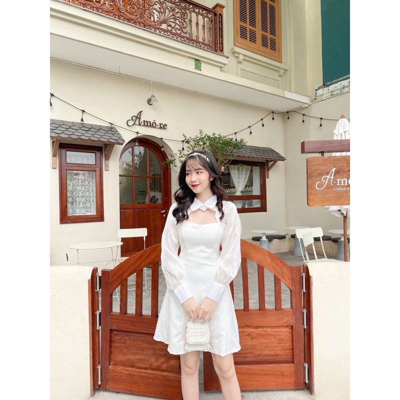 [Mã FATHANG5 giảm 10K đơn 50K] Váy sơmi khoét ngực | BigBuy360 - bigbuy360.vn