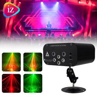 Đèn chớp theo nhạc thông minh cao cấp, đèn laser cảm biến thay đổi hình ảnh màu sắc theo giai điệu nhạc