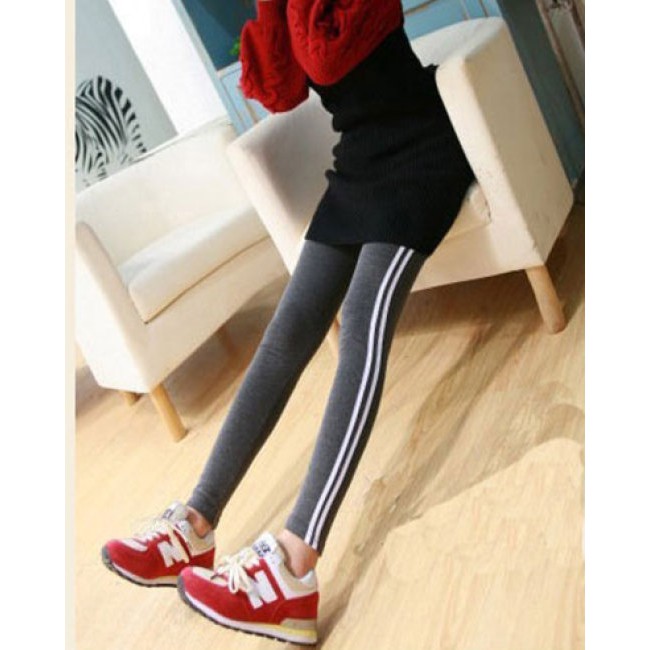 Quần Legging Phối Sọc Năng Động