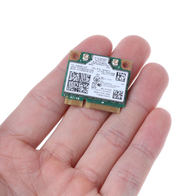Card Không Dây LIDU1 forIntel 7260 BN Lenovo-Dedicated Bluetooth 4.0 FRU: 04W3815 04X6011 300Mbps