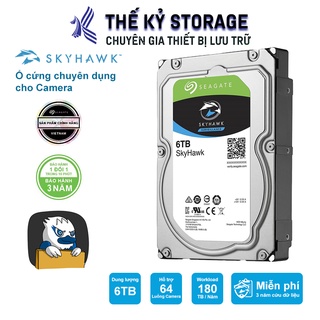 Ổ cứng HDD Seagate Skyhawk 6TB - chuyên dụng cho Camera