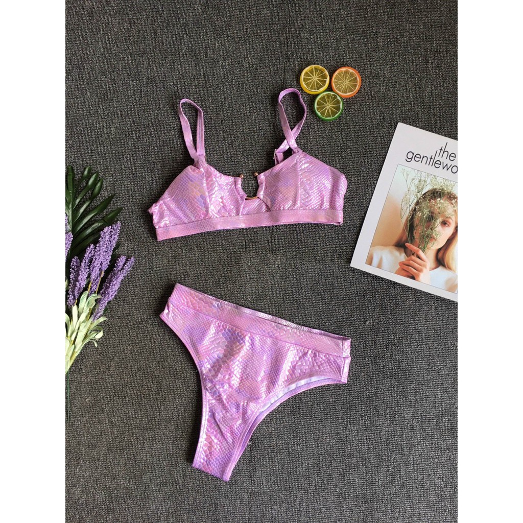Bikini vảy cá phối khoen thời thượng( kèm hình thật)