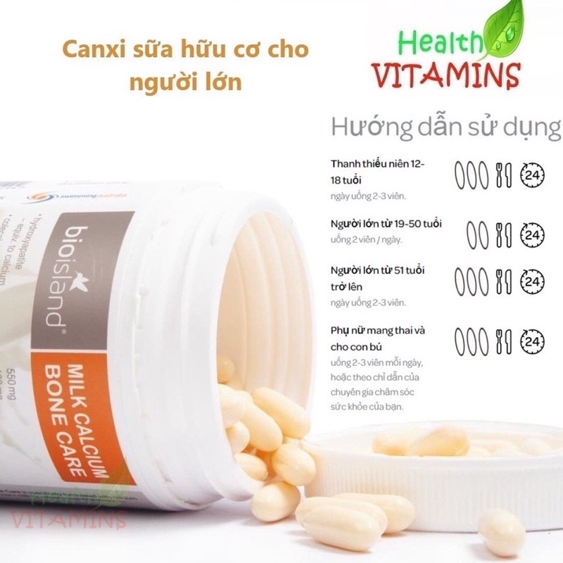 Canxi BioIsland người lớn 150 viên