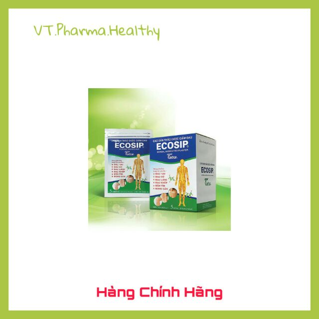 ECOSIP Cao Dán Thảo Dược Giảm Đau (Bịch 5 miếng)