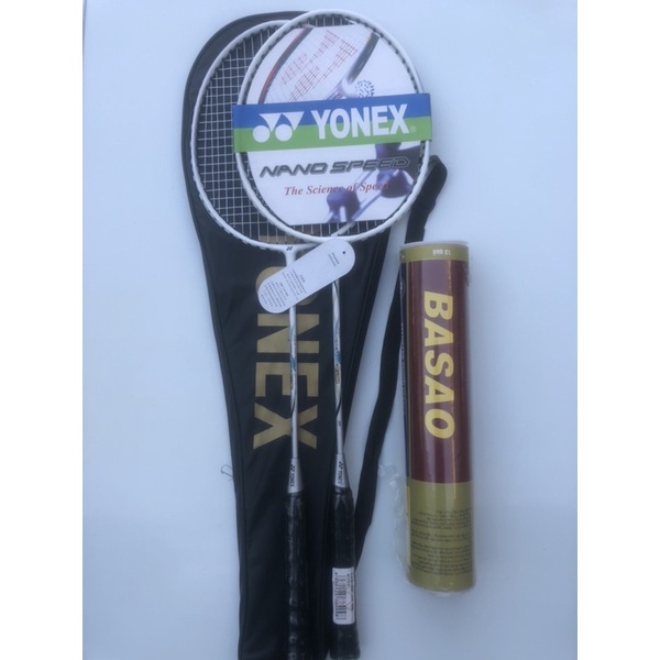 Sỉ Bộ vợt cầu lông Yonex 2 chiếc/ bộ, nhẹ lưới căng dành cho học sinh