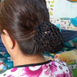 Sỉ 5 Lưới chụp tóc màu đen