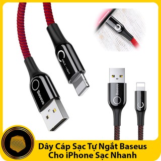 Dây Cáp Sạc Tự Ngắt Baseus Chân Lightning iPhone Sạc Nhanh