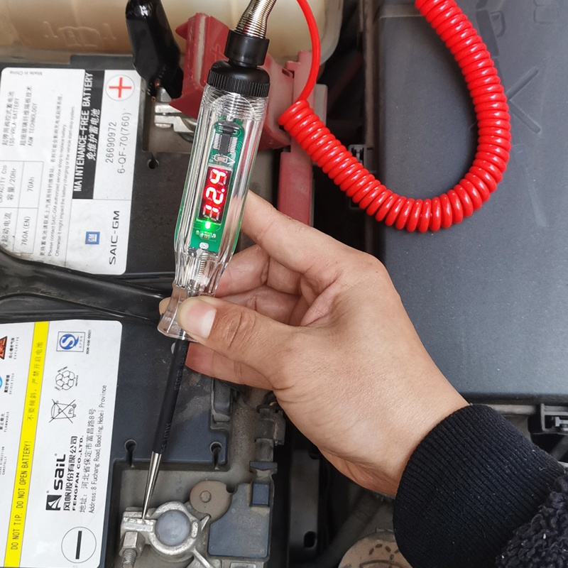 Dây Đèn Thử Điện DC 2 6V-32V Chuyên Dụng Cho Xe Hơi