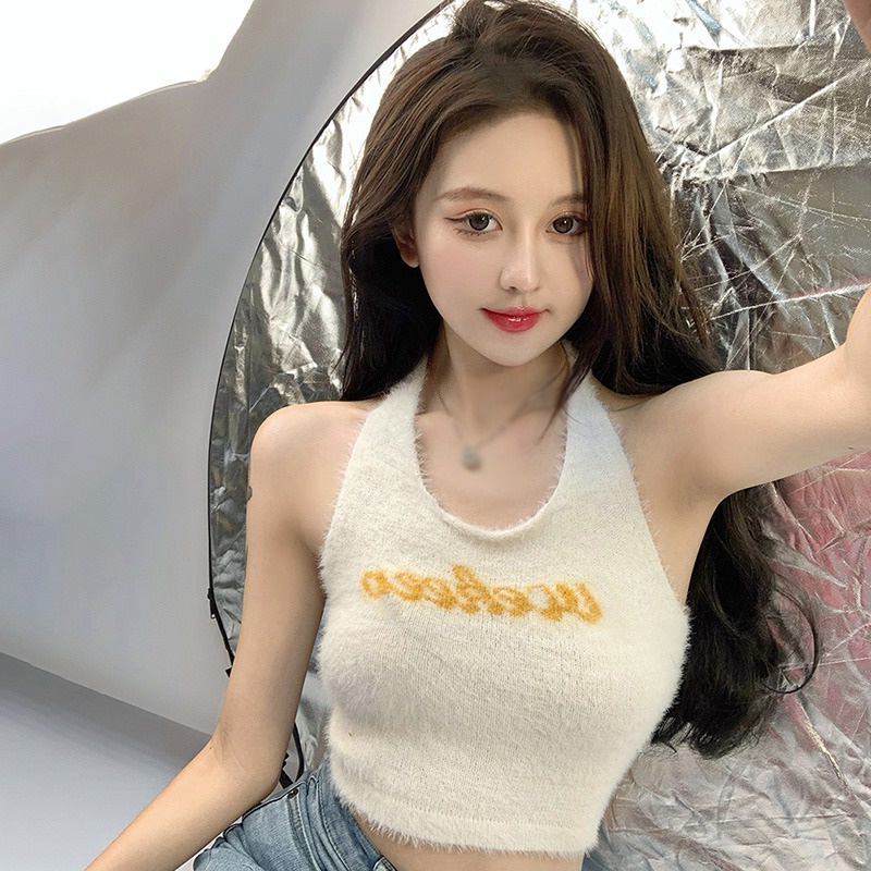 Áo Tank Top Sát Nách Hở Lưng Phong Cách Quyến Rũ