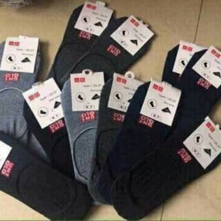 10 đôi tất hài uniquilo nam